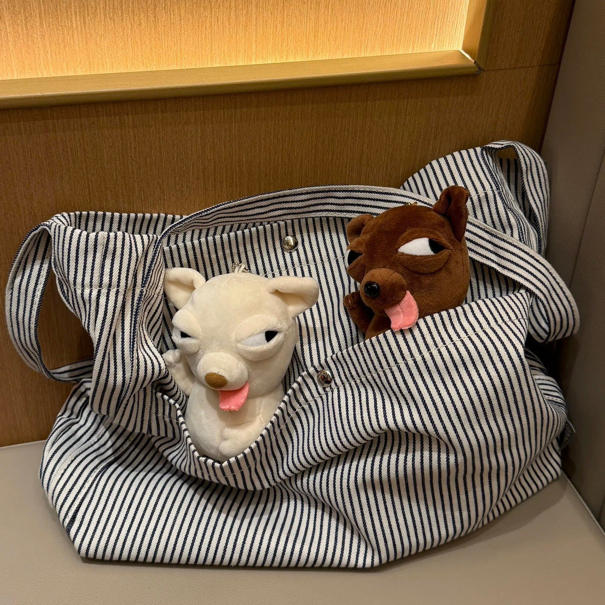 Silly Chihuahua Plush Keychain