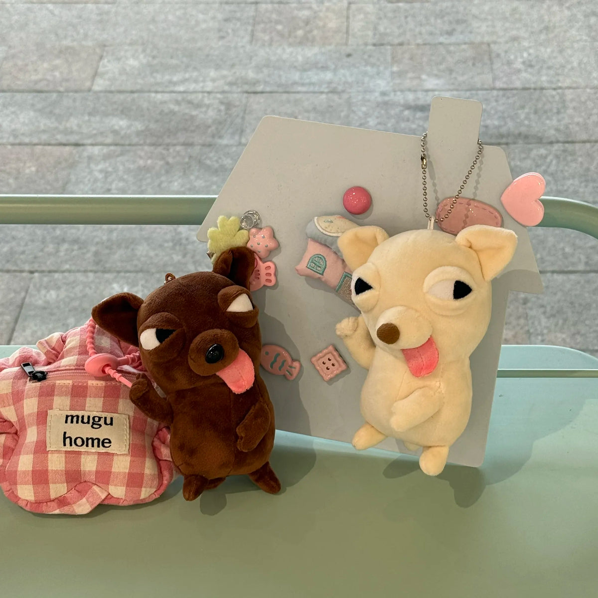 Silly Chihuahua Plush Keychain