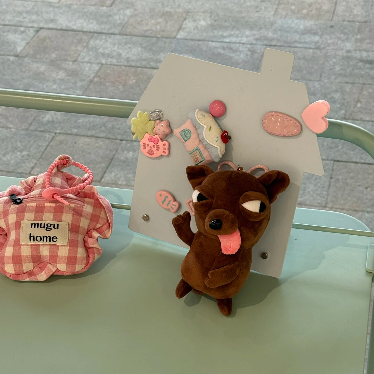 Silly Chihuahua Plush Keychain