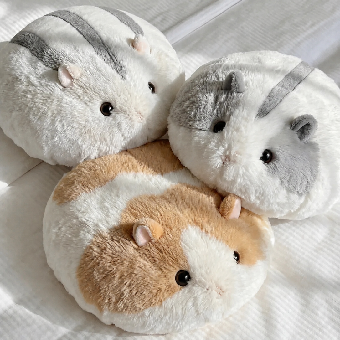 Chubby Mouse Plush Cushion