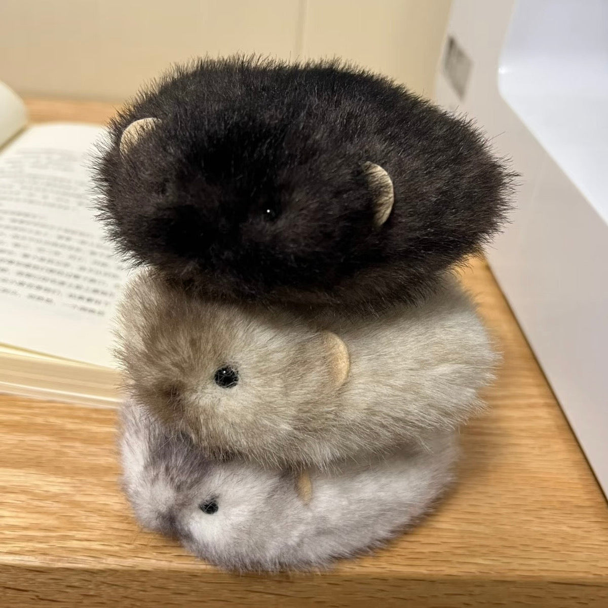 Handmade Patchwork Hamster Plushie