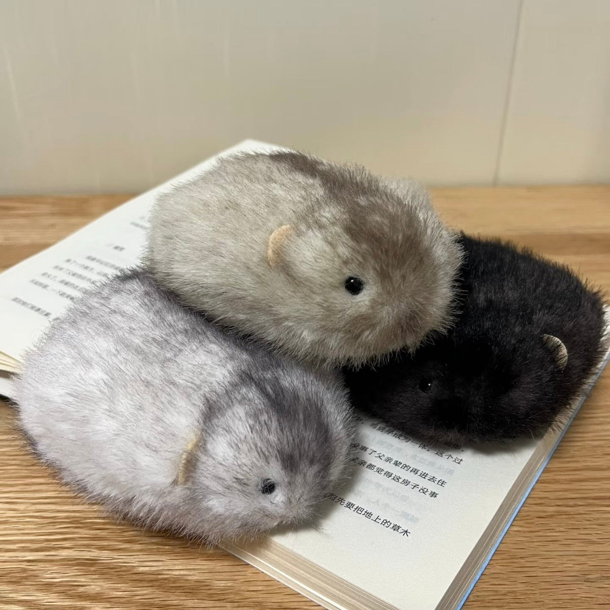Handmade Patchwork Hamster Plushie