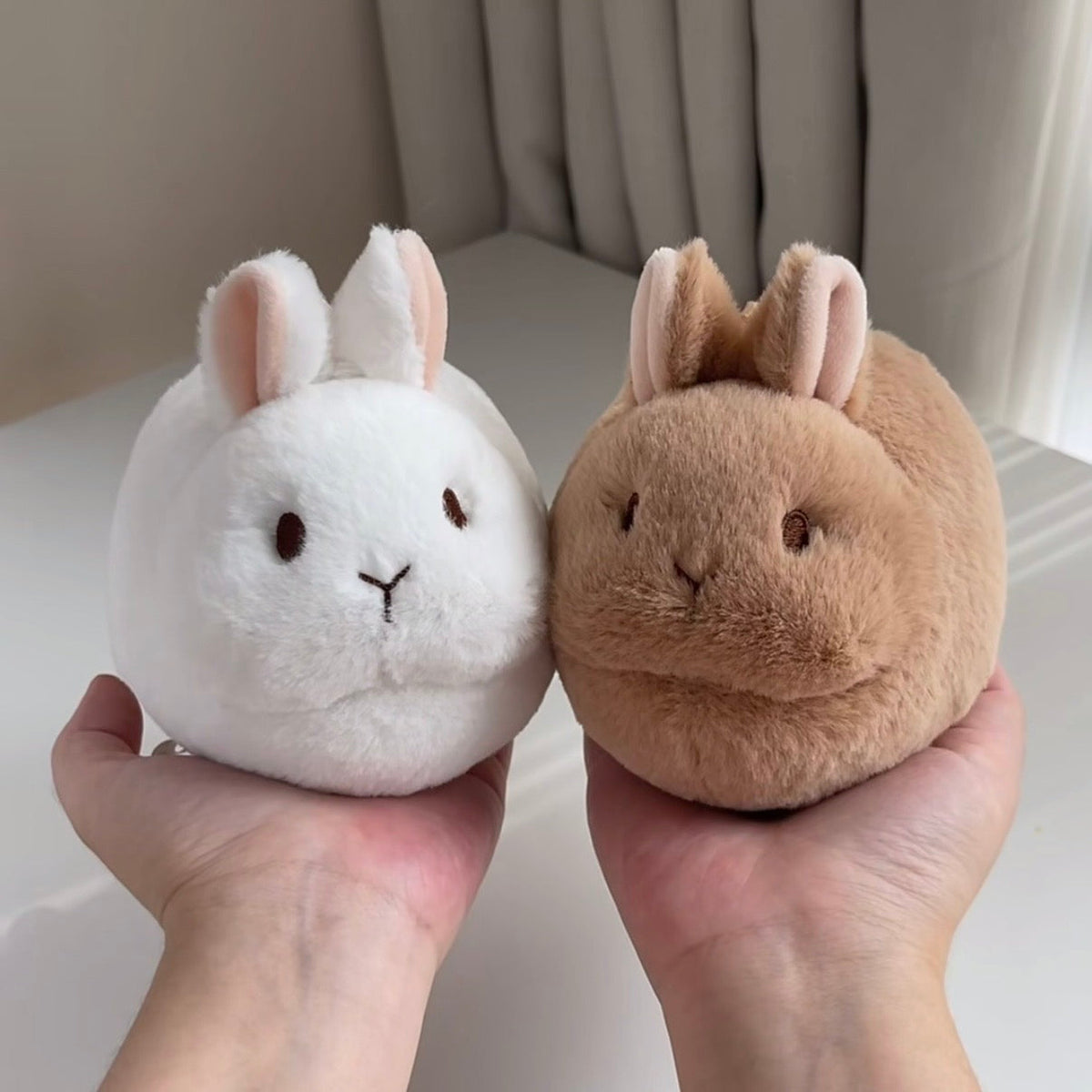 Bunny Ball Plush Keychain