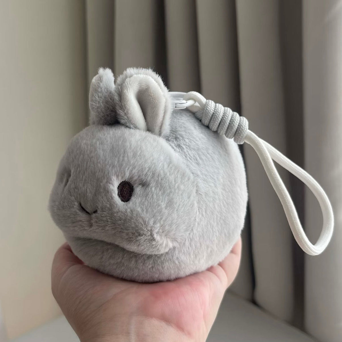 Bunny Ball Plush Keychain