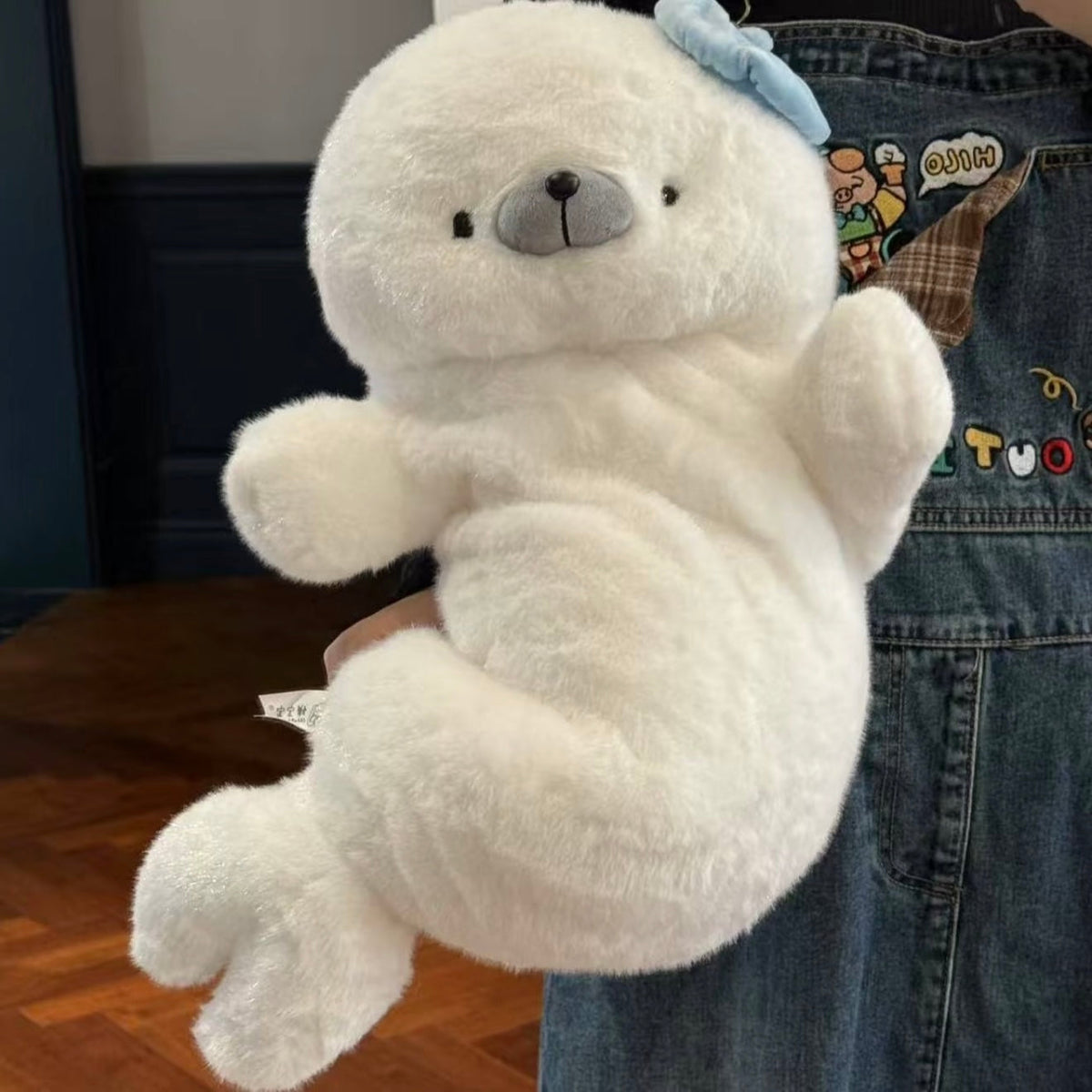Cuddly Seal Plush Pillow