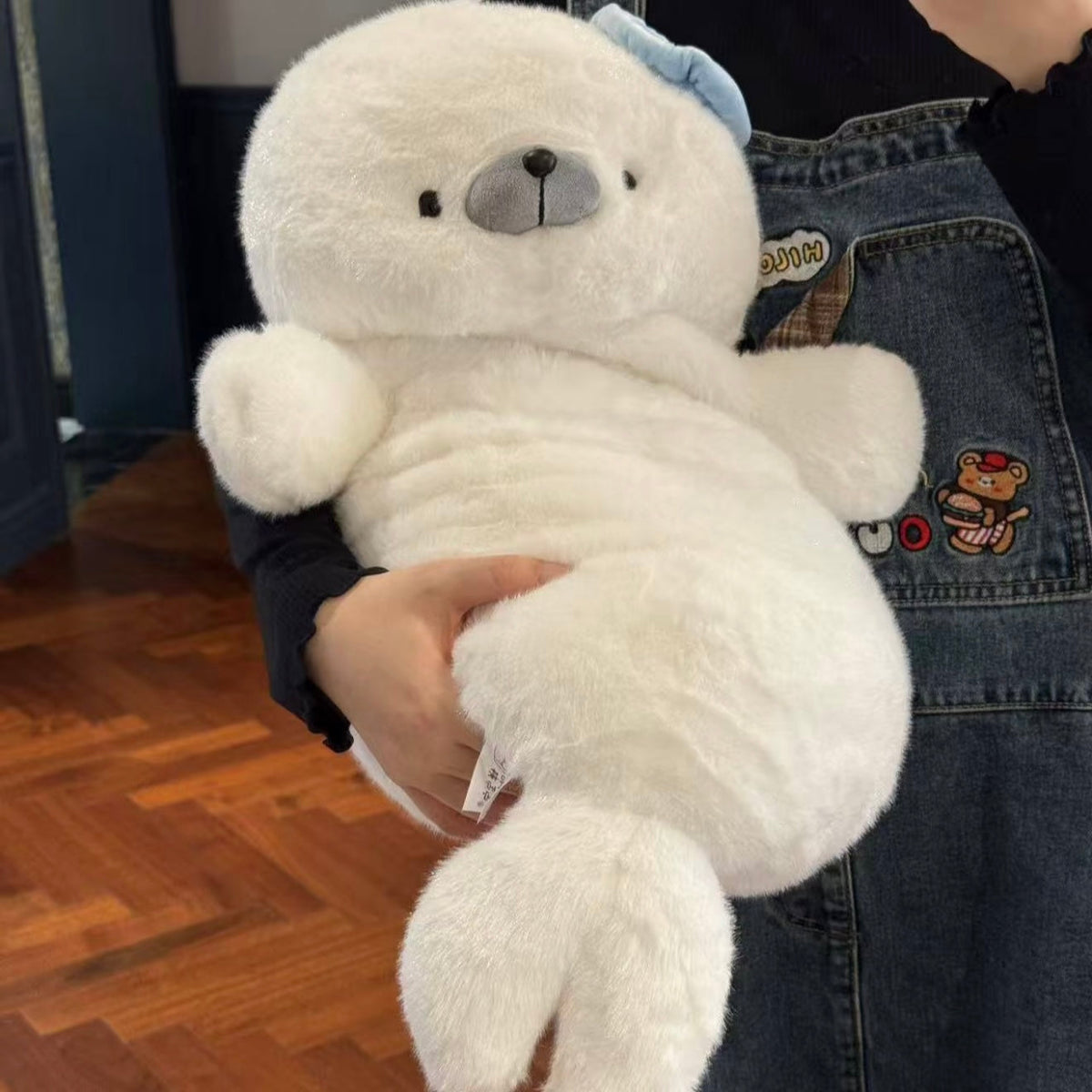 Cuddly Seal Plush Pillow