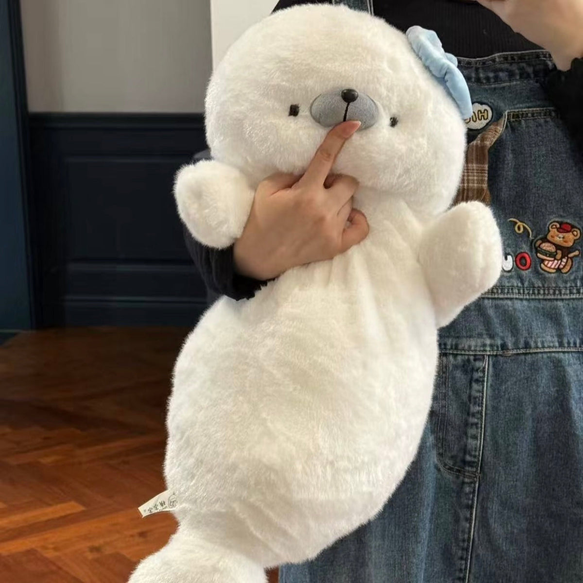 Cuddly Seal Plush Pillow