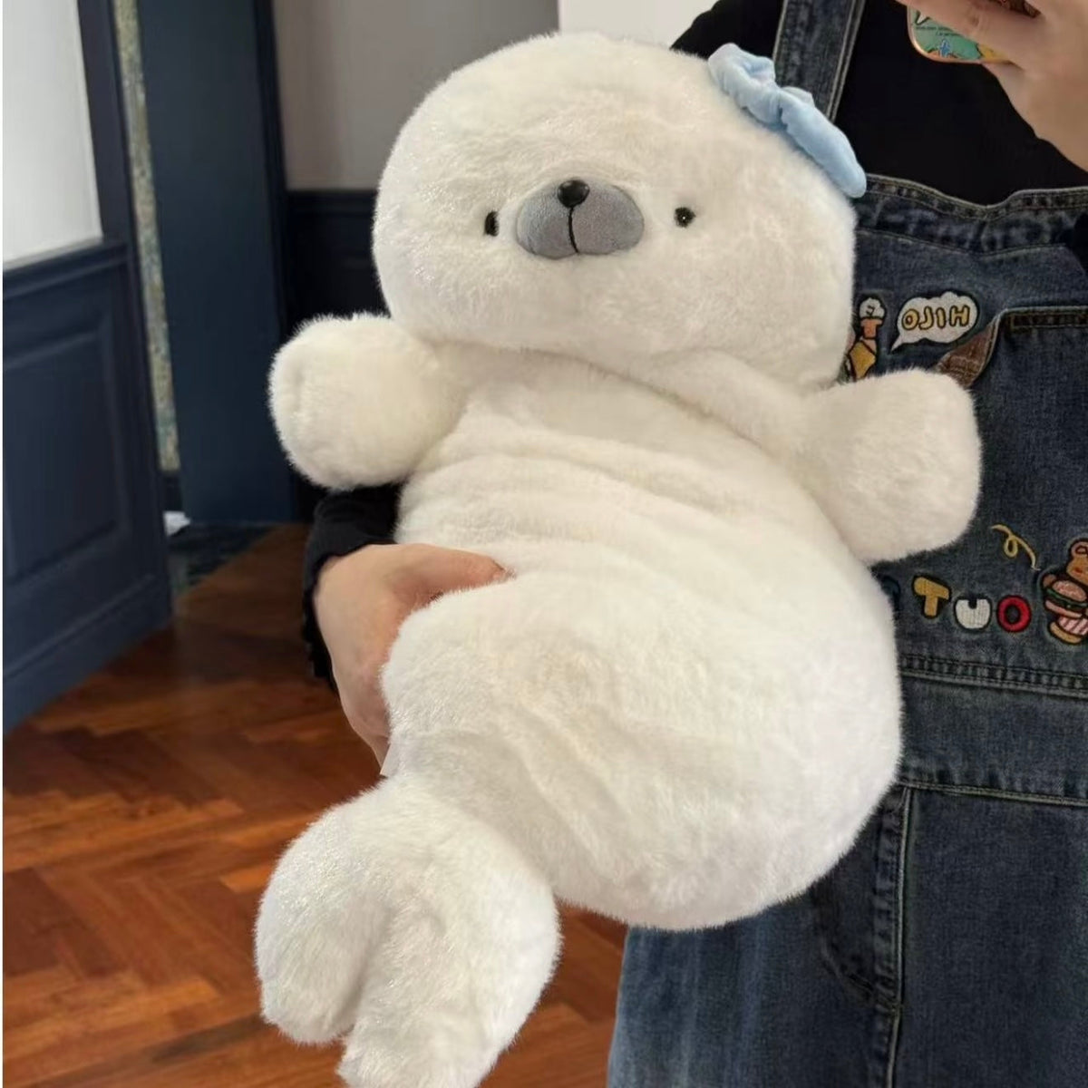 Cuddly Seal Plush Pillow