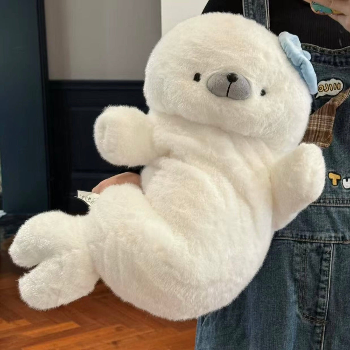 Cuddly Seal Plush Pillow