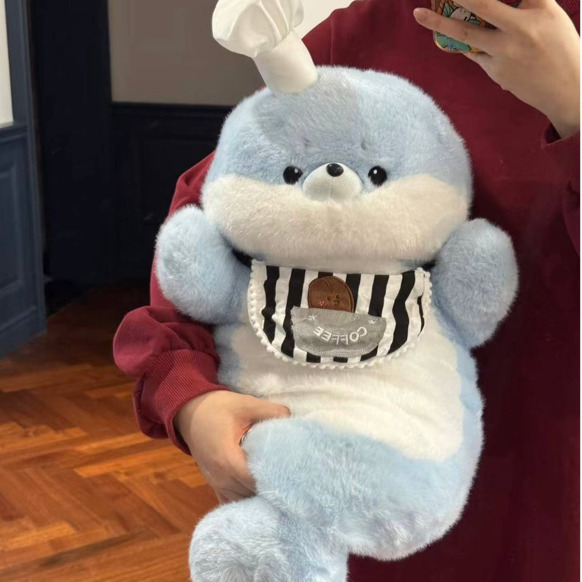Cuddly Seal Plush Pillow