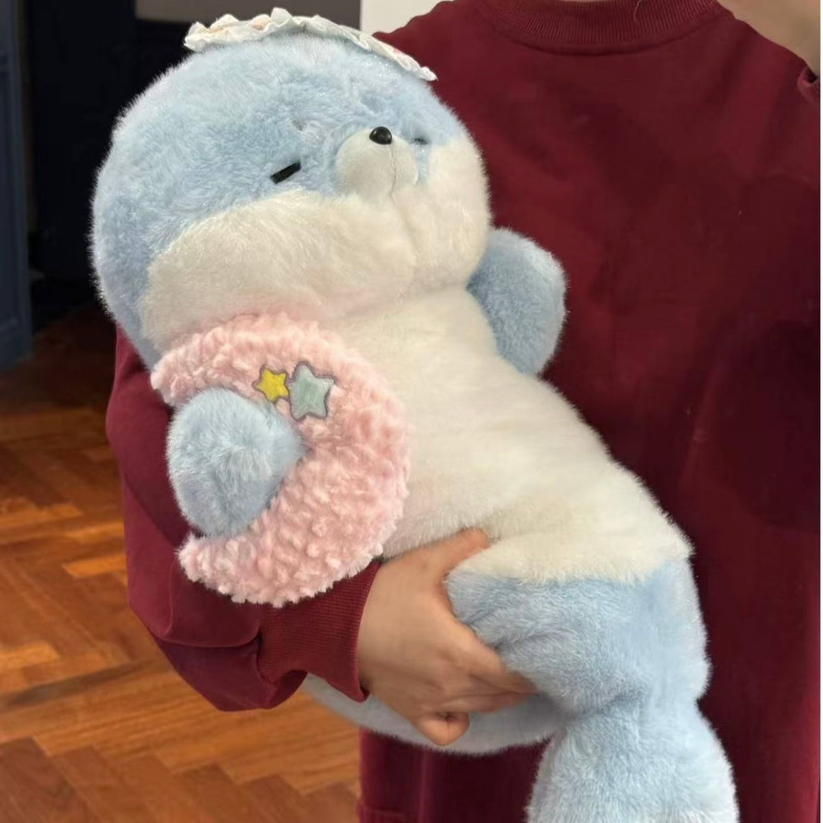 Cuddly Seal Plush Pillow