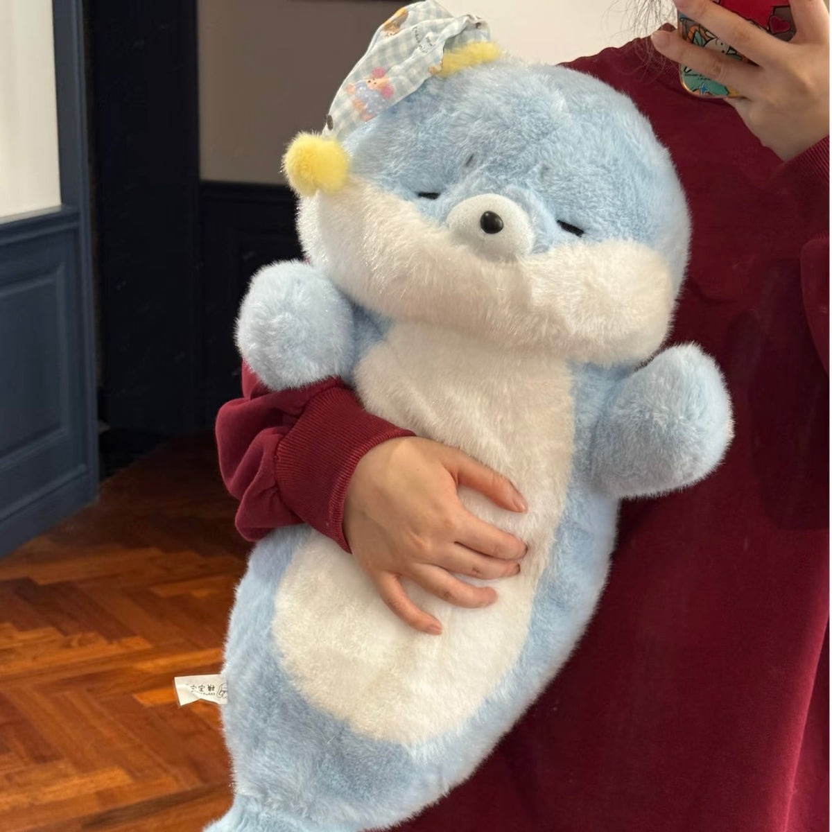 Cuddly Seal Plush Pillow