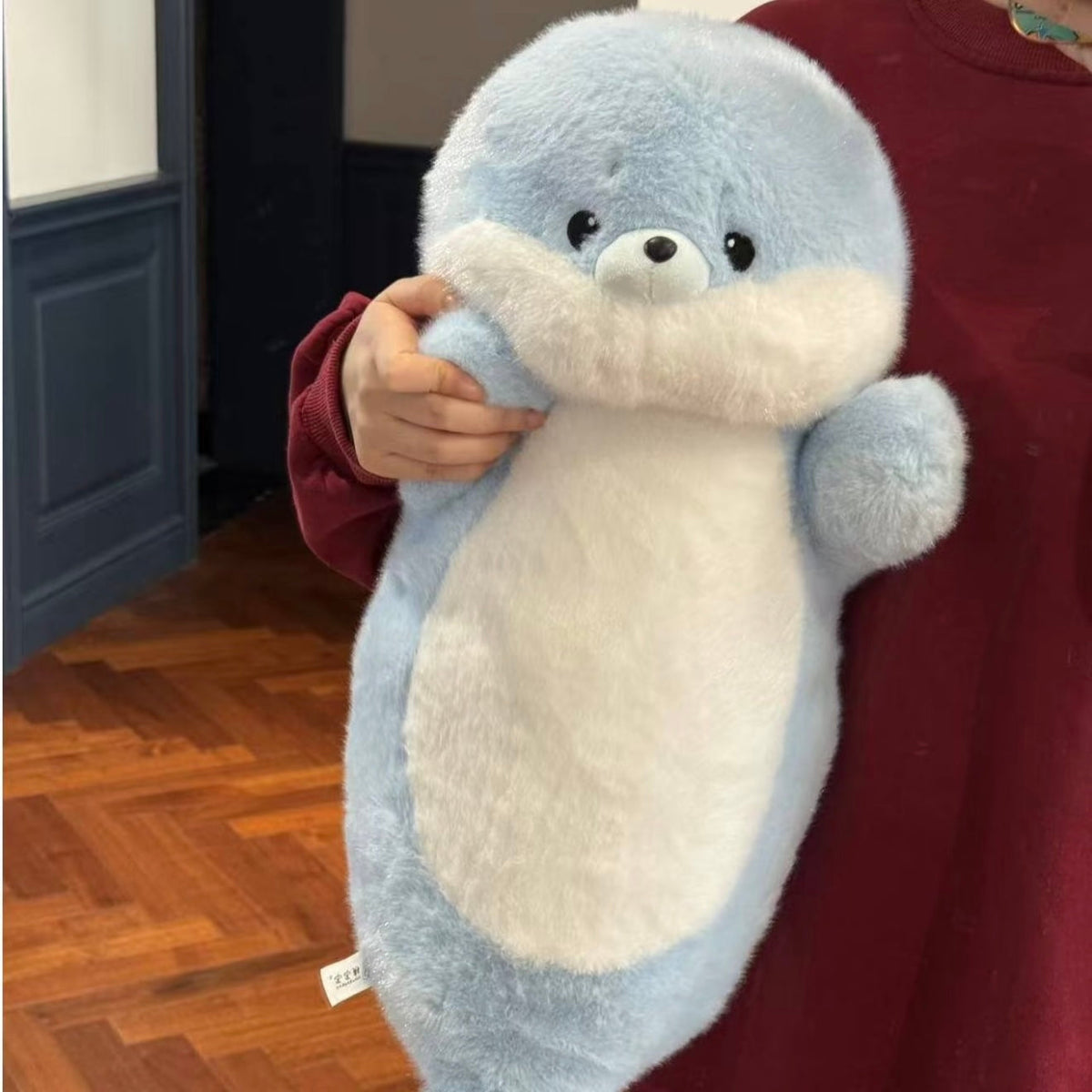 Cuddly Seal Plush Pillow