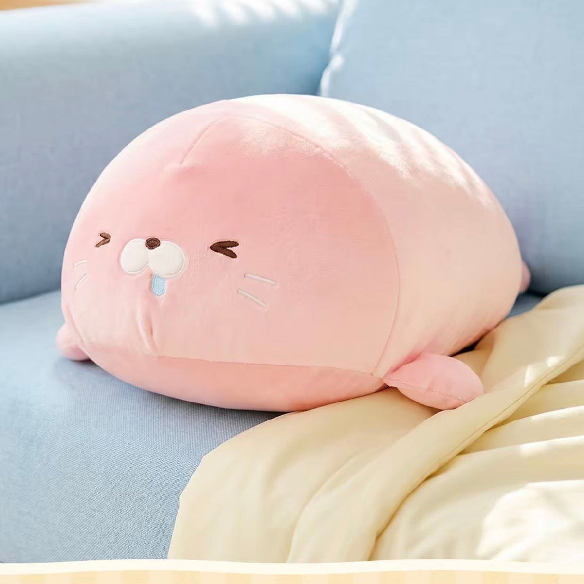 Chubby Seal Plush Pillow