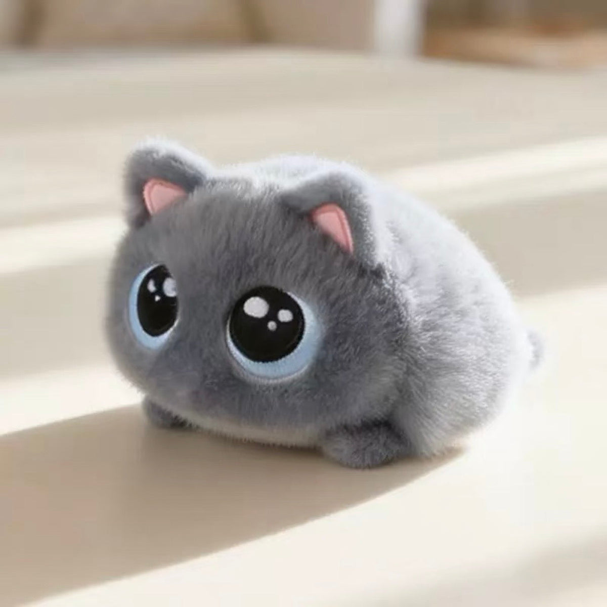 Round Chubby Cat Plushie (15 cm)