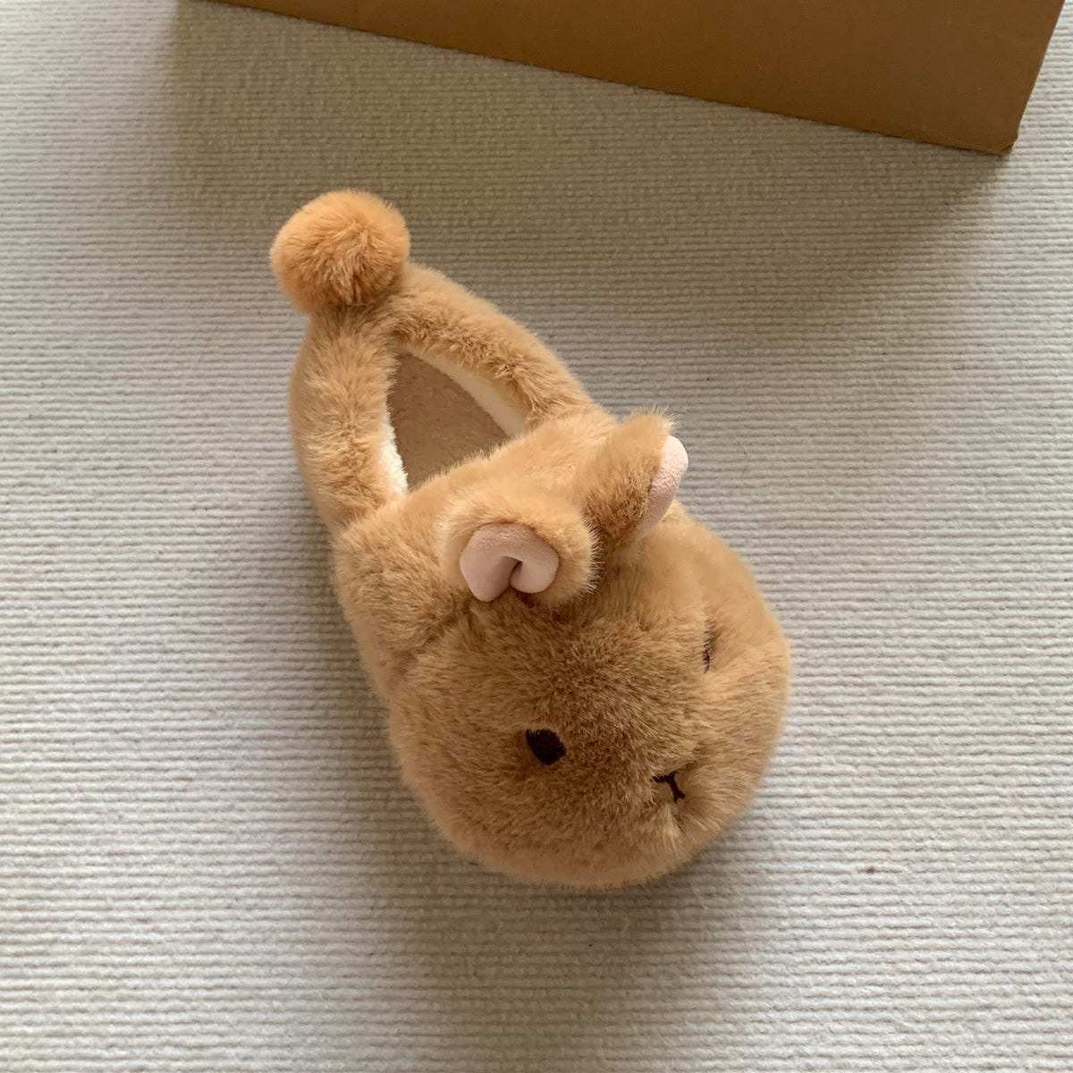 Fluffy Bunny Platform Slippers