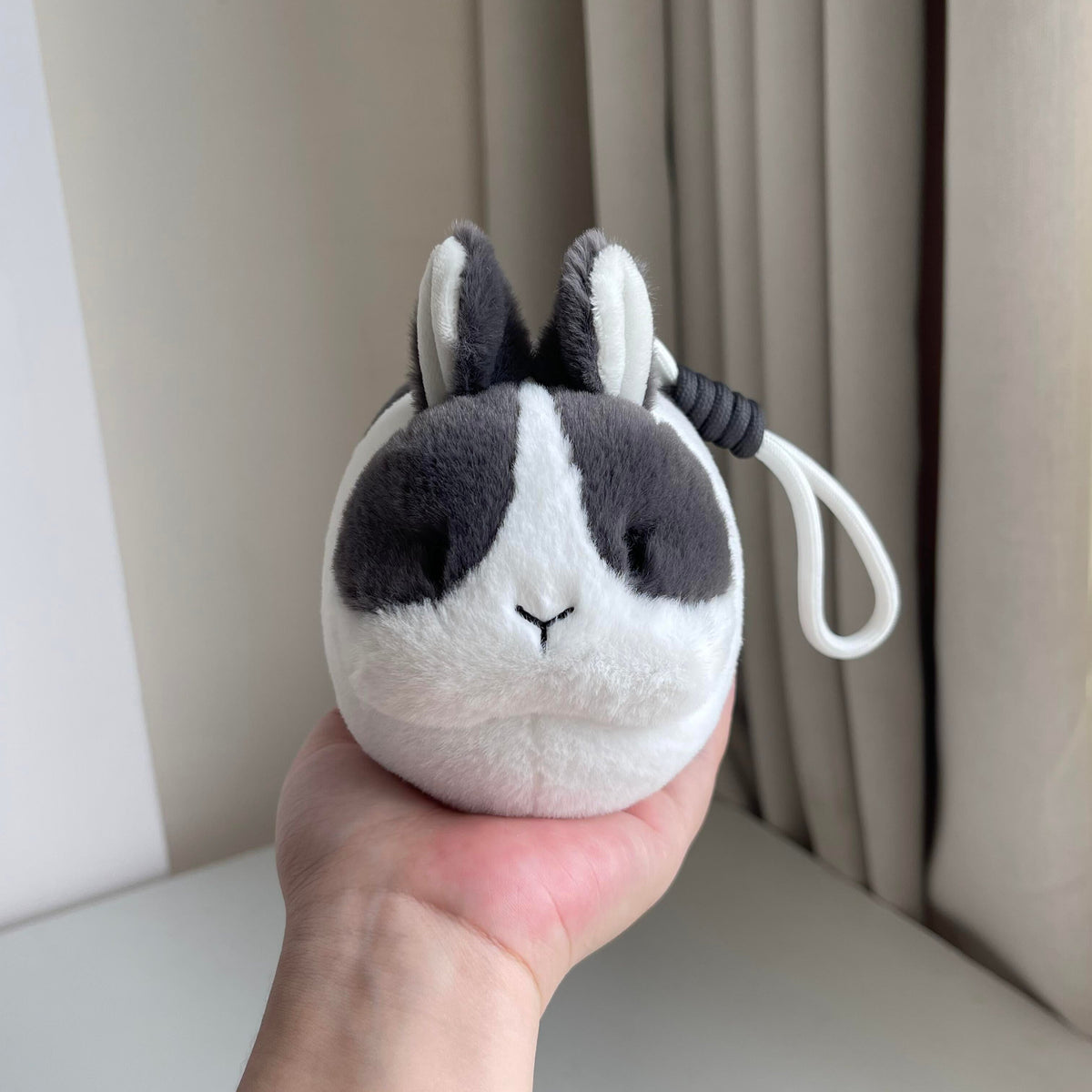 Bunny Ball Plush Keychain