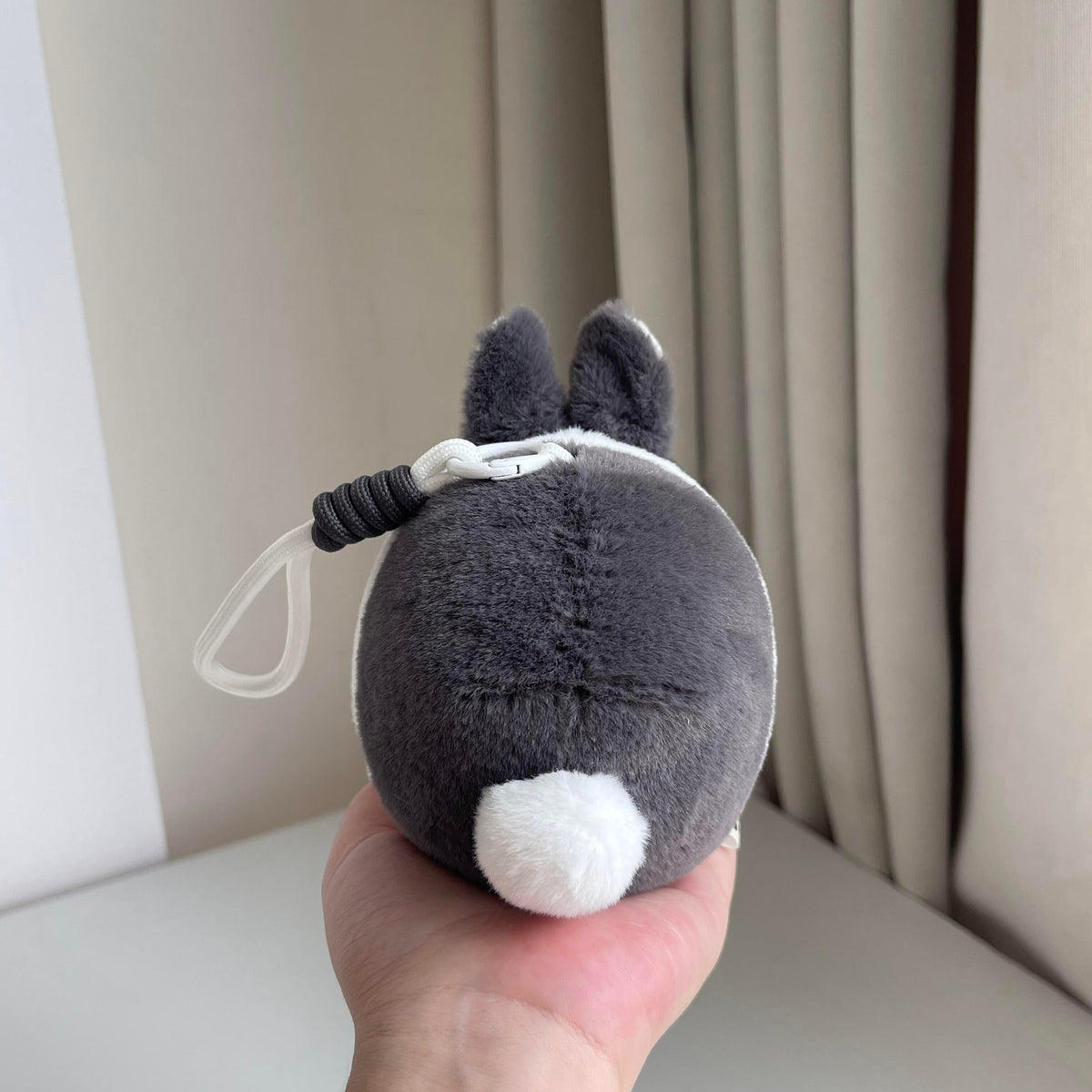 Bunny Ball Plush Keychain
