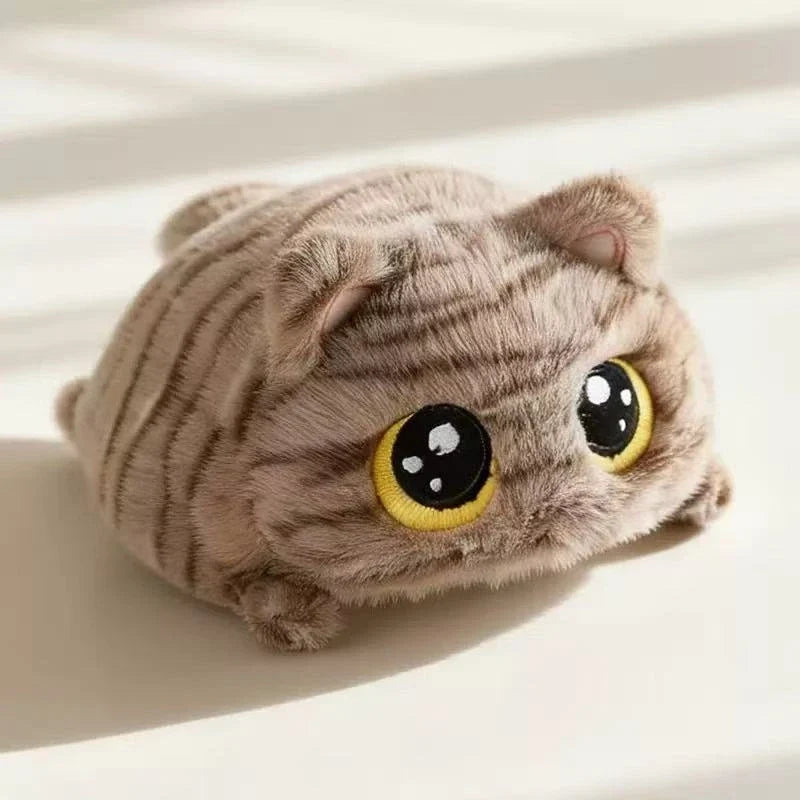 Round Chubby Cat Plushie (15 cm)