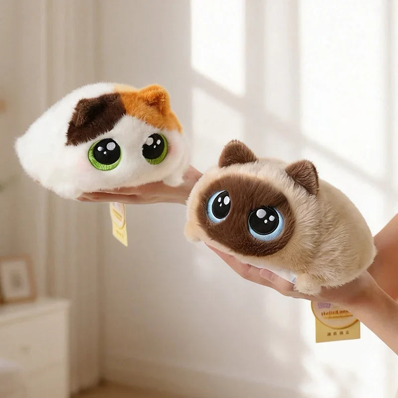 Round Chubby Cat Plushie (15 cm)