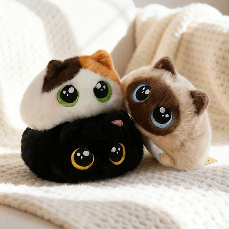 Round Chubby Cat Plushie (15 cm)