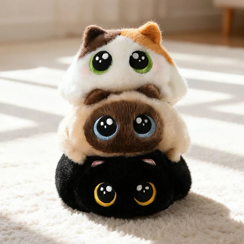 Round Chubby Cat Plushie (15 cm)