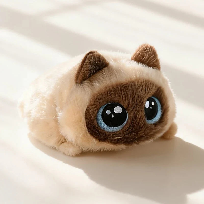 Round Chubby Cat Plushie (15 cm)