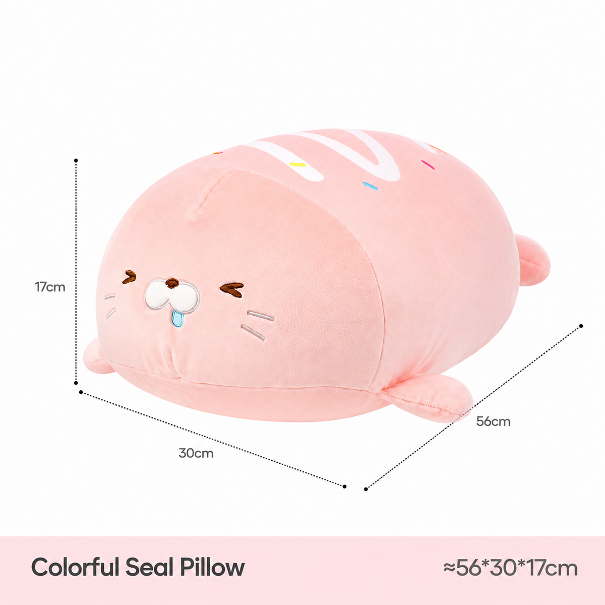 Chubby Seal Plush Pillow
