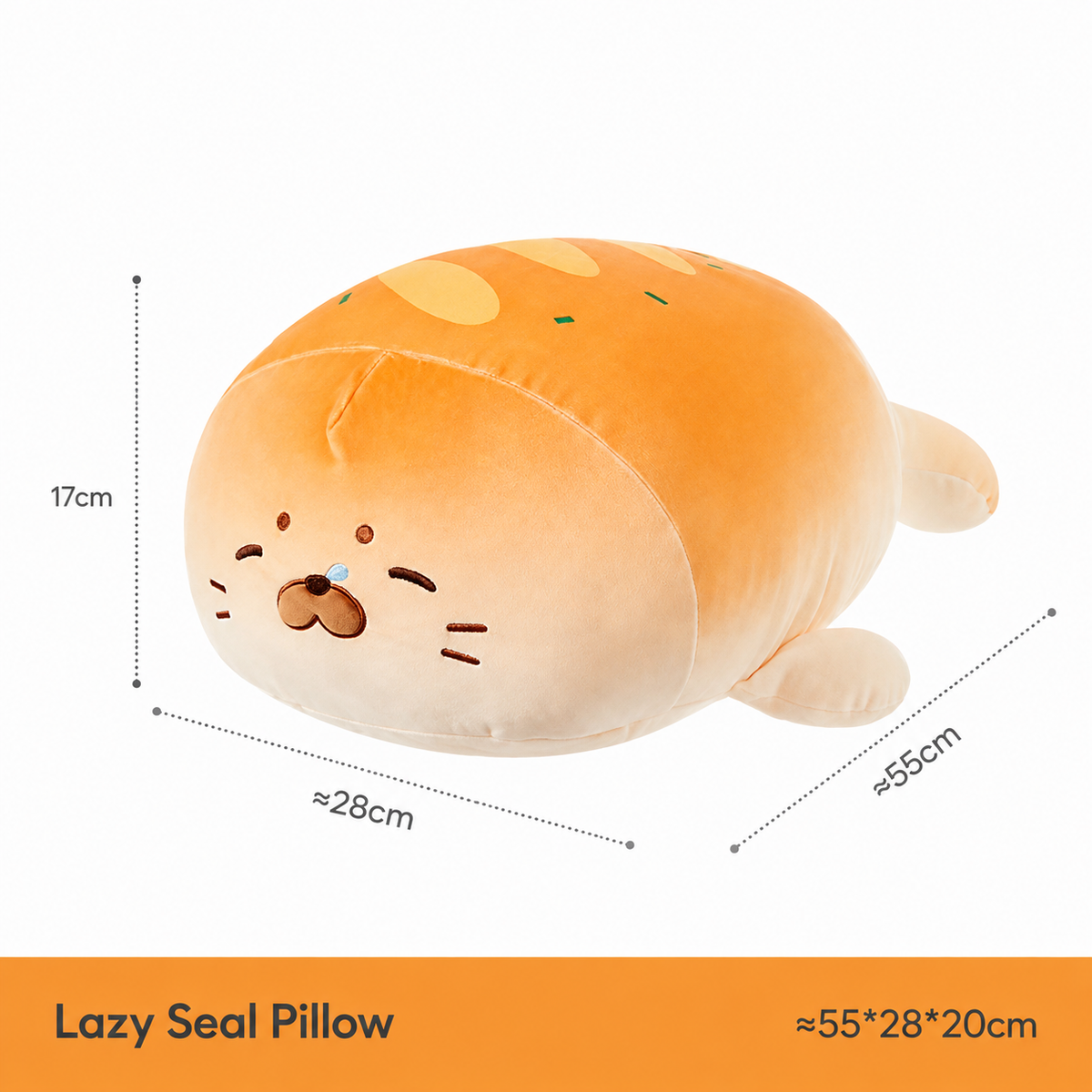 Chubby Seal Plush Pillow