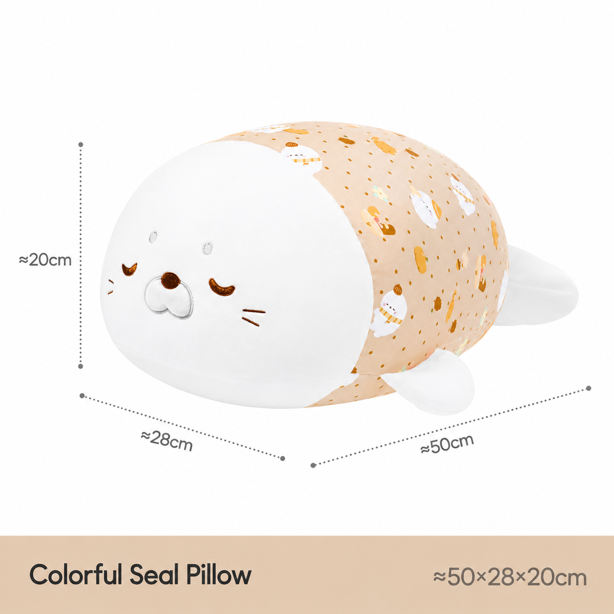 Chubby Seal Plush Pillow