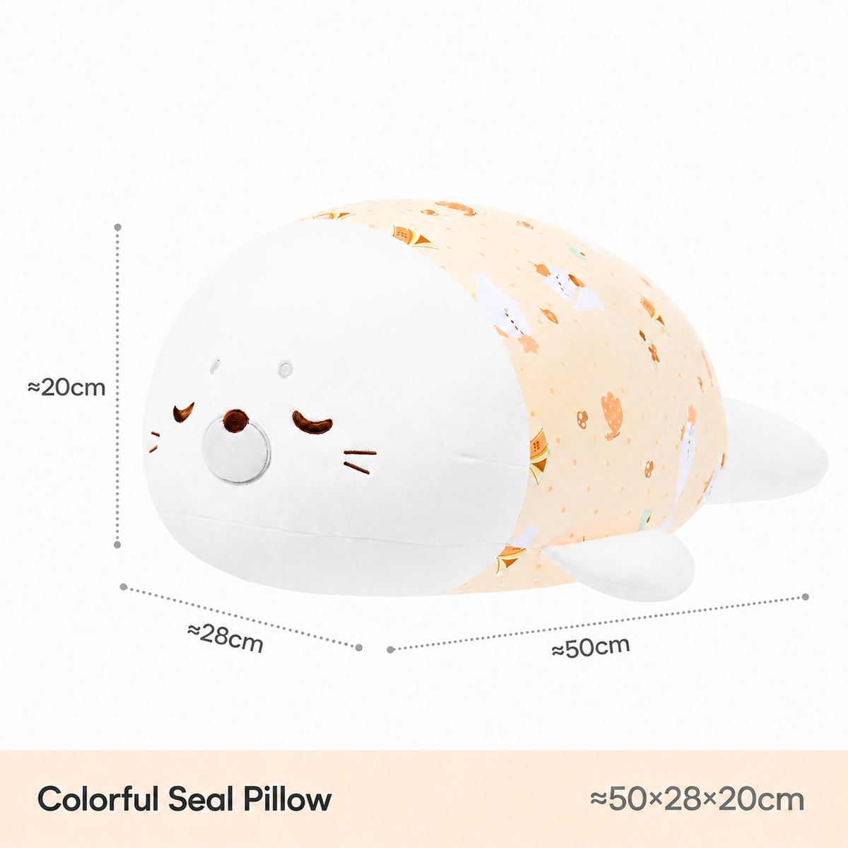 Chubby Seal Plush Pillow