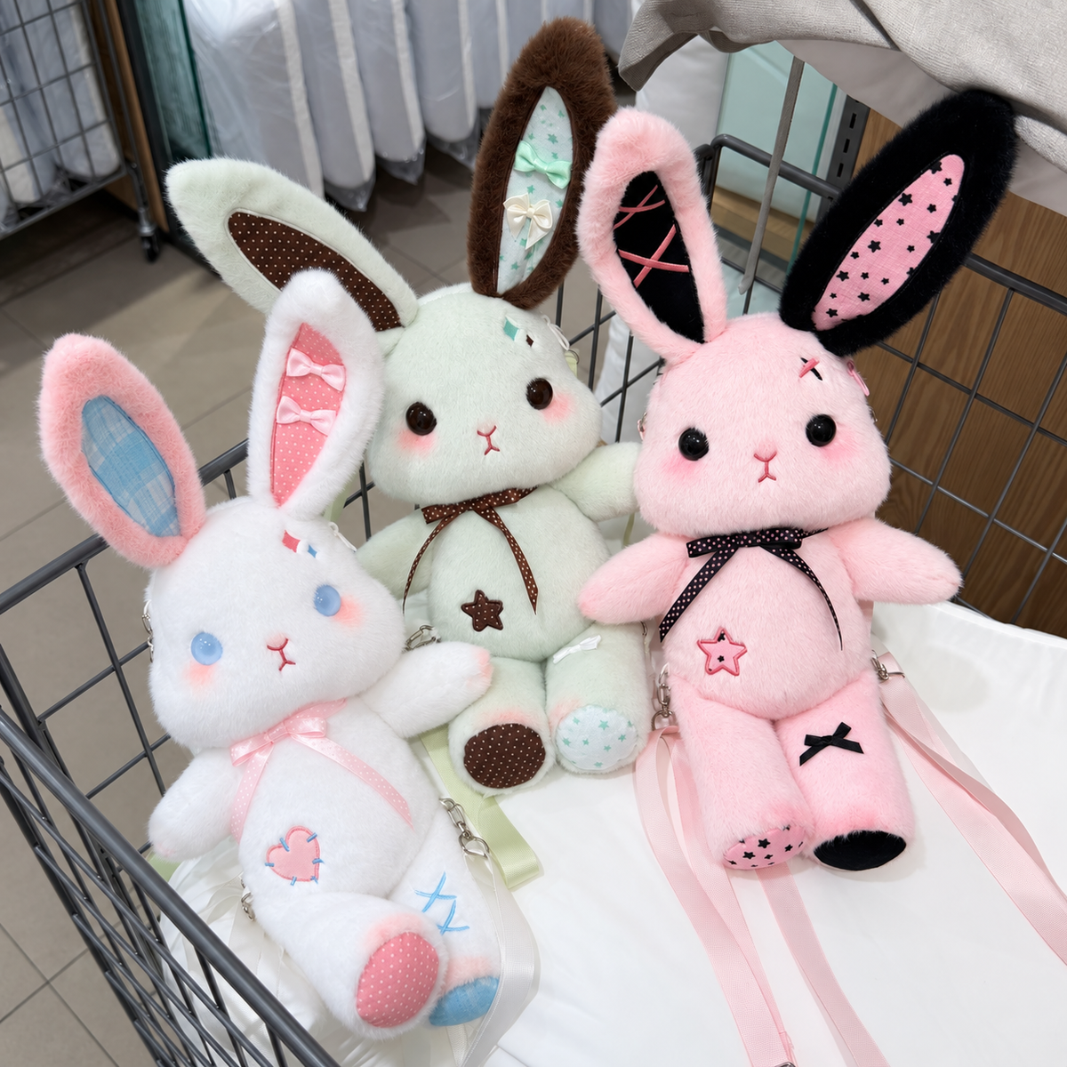 Zodiac Element Bunny Plush Backpack