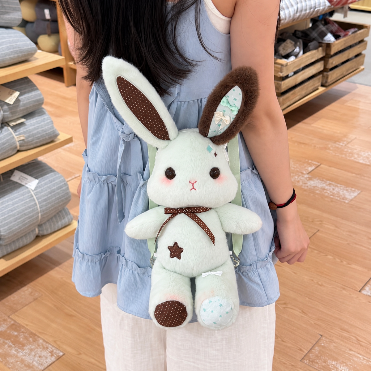 Zodiac Element Bunny Plush Backpack