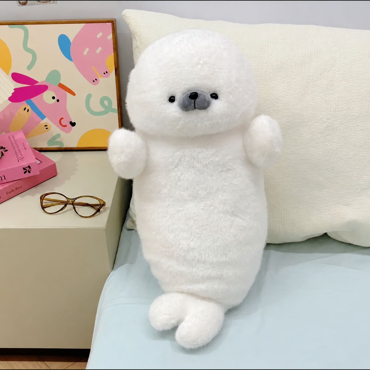 Cuddly Seal Plush Pillow