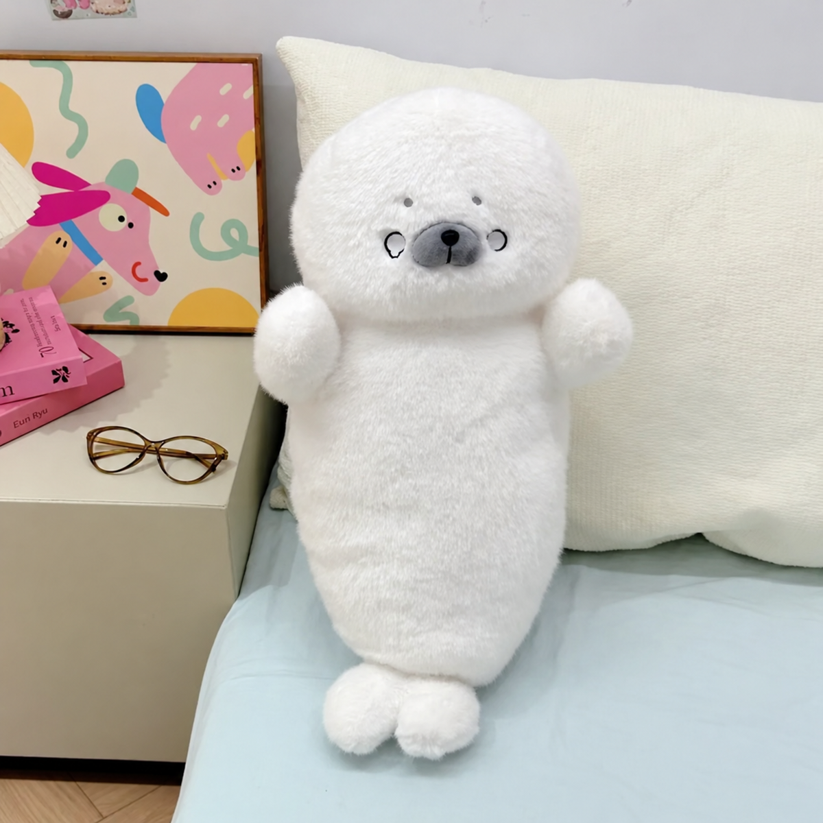 Cuddly Seal Plush Pillow