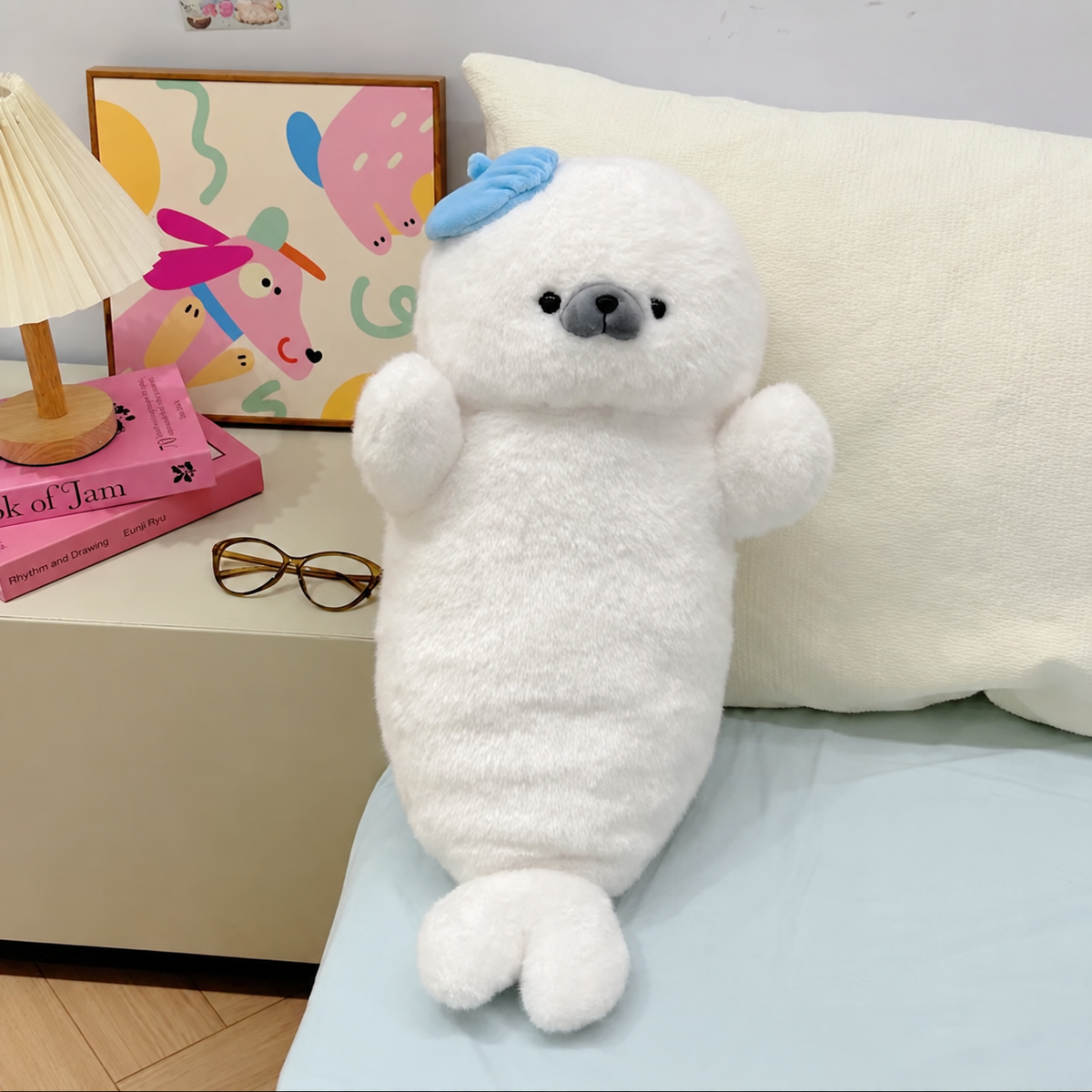 Cuddly Seal Plush Pillow