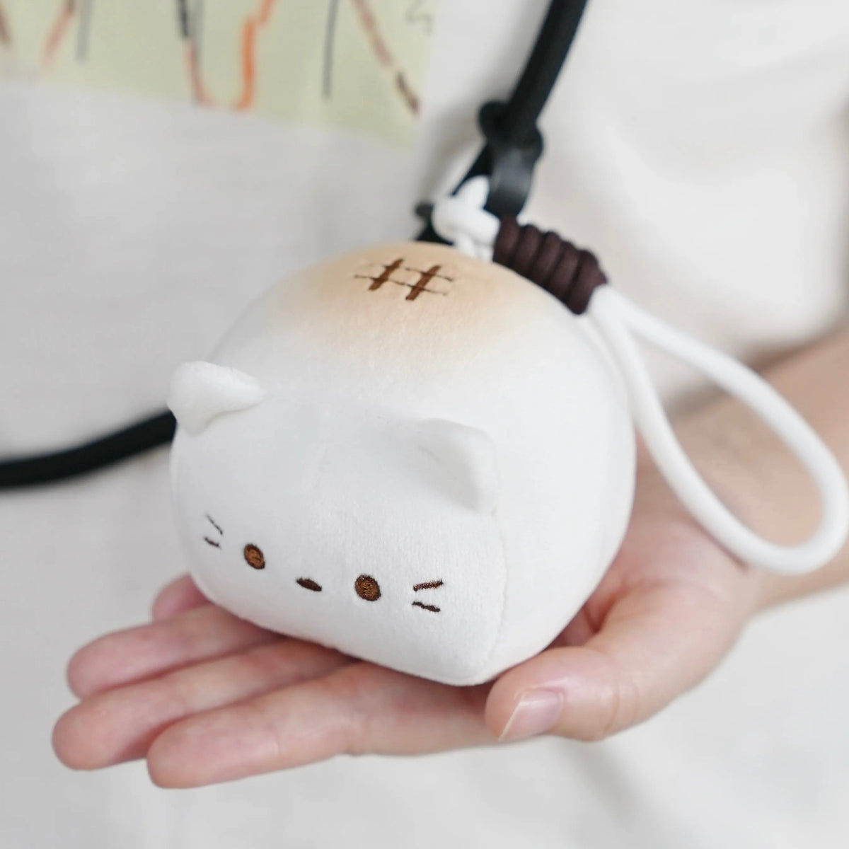 Squishy Cat Plush Keychain