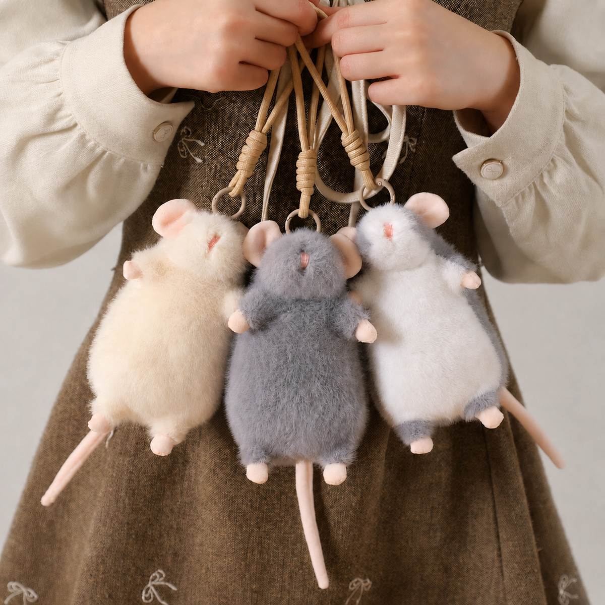 Tiny Fancy Mouse Plushie with Outfits
