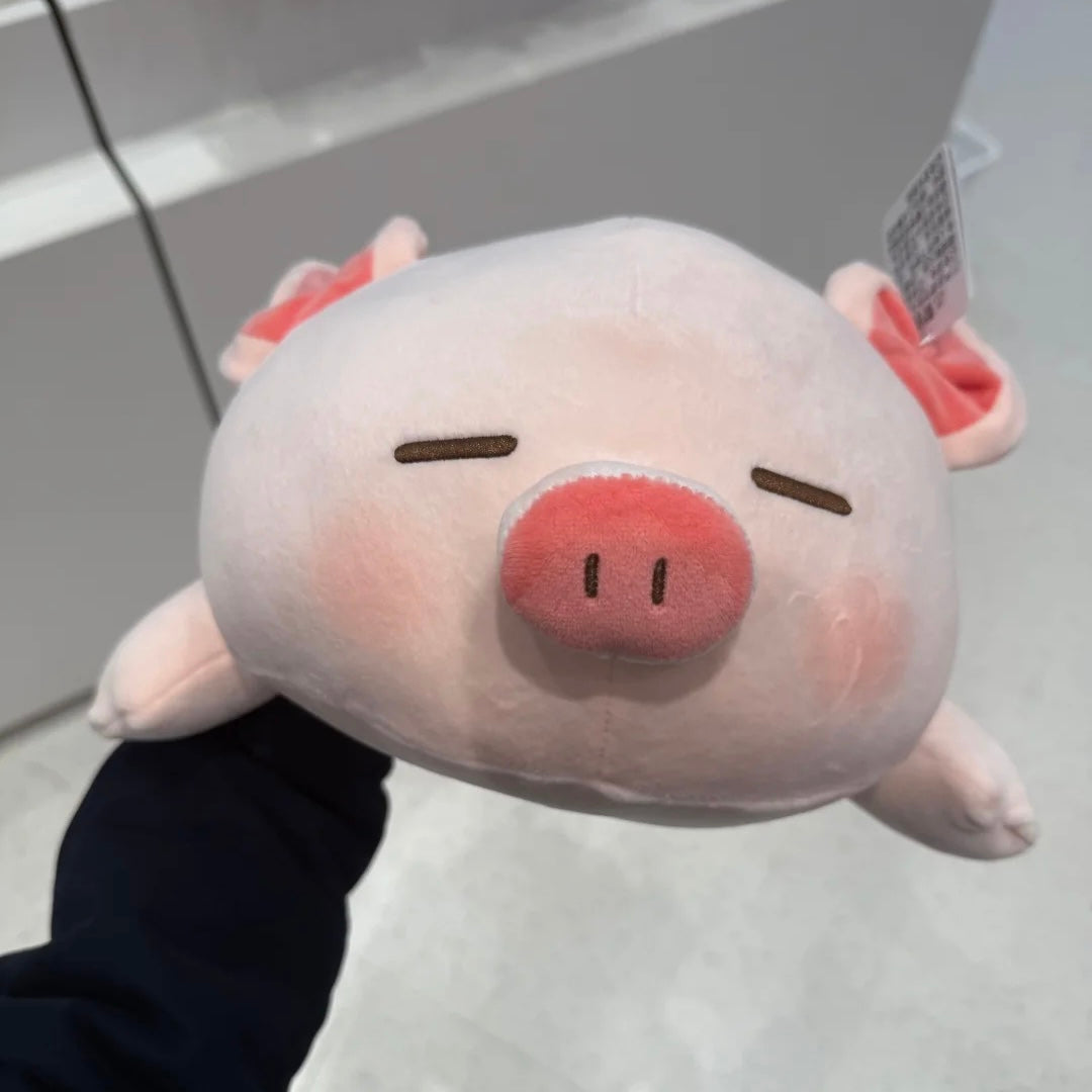 Chubby Sleeping Pig Plush Pillow