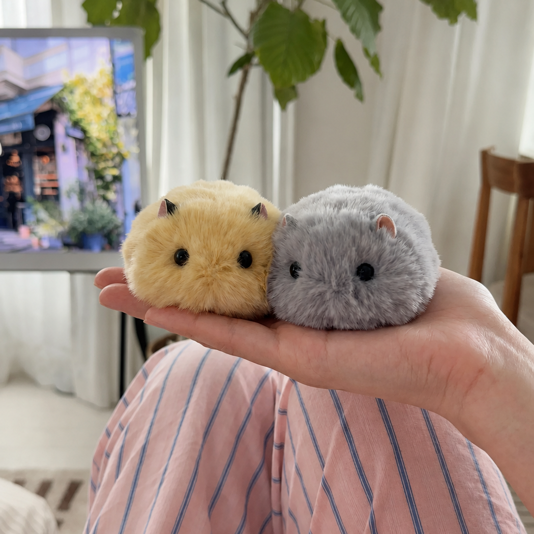 Tiny Fluffy Hamster Plushie