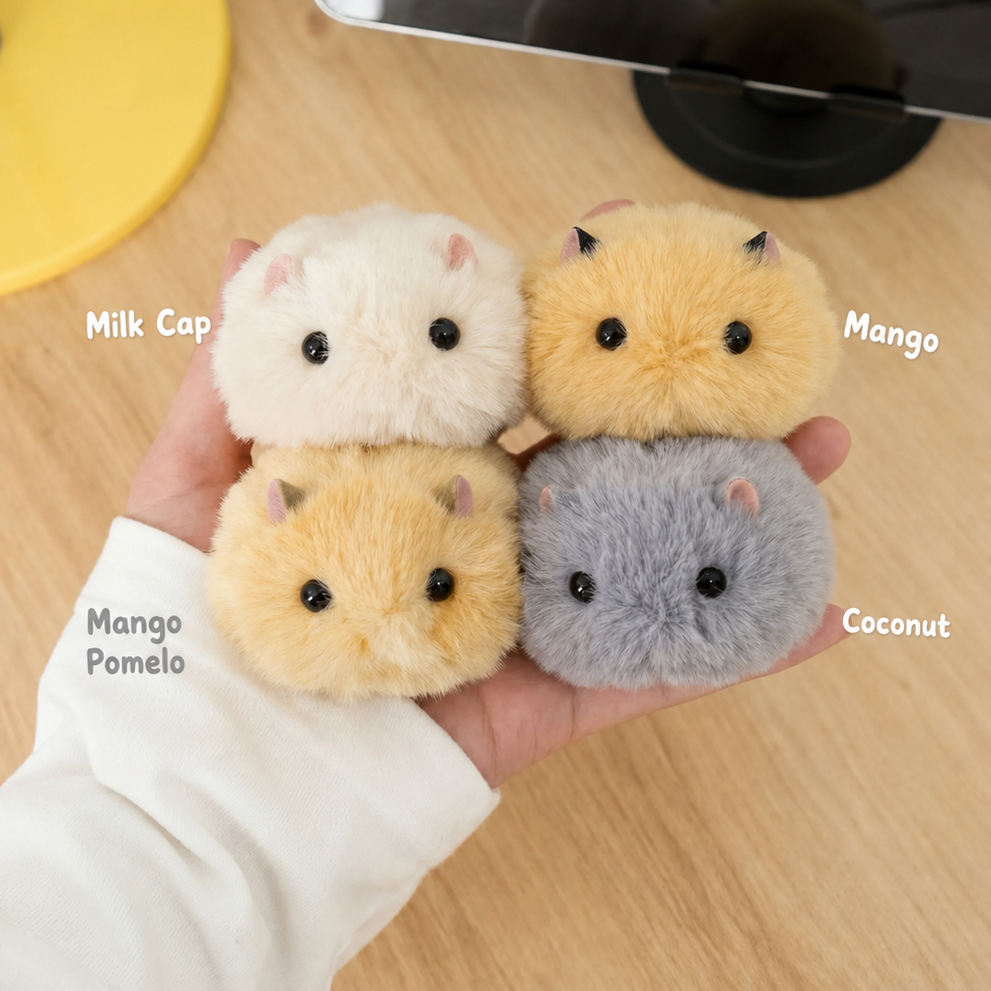 Tiny Fluffy Hamster Plushie